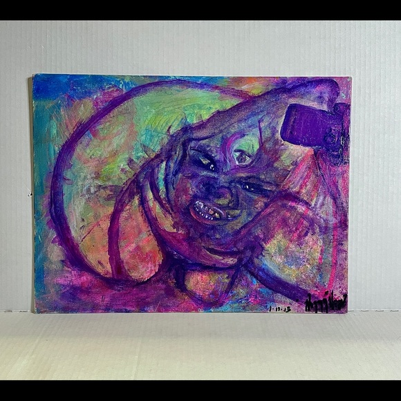 Acrylic painting